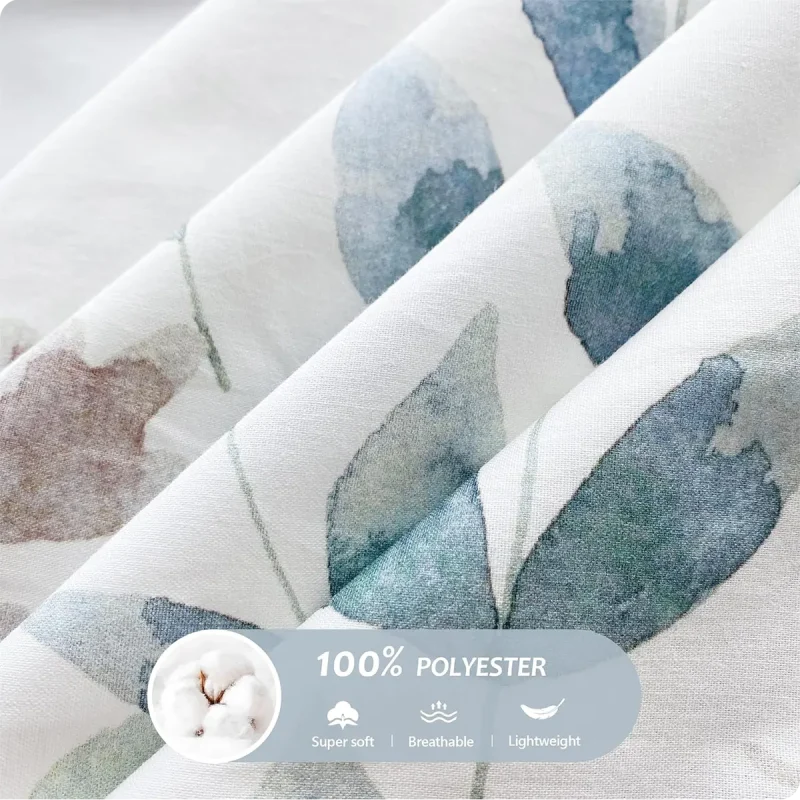 100% Polyester Floral Duvet Covers Set 02